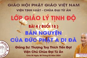 BÀI 4 - BẢN NGUYỆN CỦA ĐỨC PHẬT A DI ĐÀ - BUỔI 18