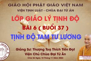 BÀI 6 – TỊNH ĐỘ TAM TƯ LƯƠNG – BUỔI 37