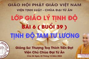 BÀI 6 – TỊNH ĐỘ TAM TƯ LƯƠNG – BUỔI 39